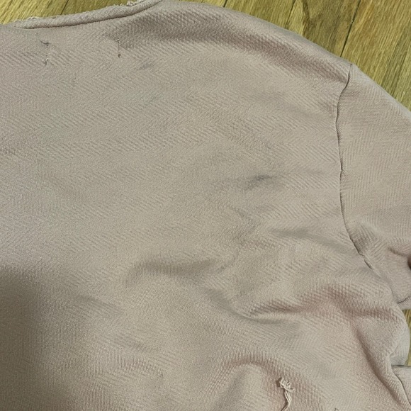 Free People Free-Est Women's M Sweater Jumpsuit Romper Pink Mauve Cargo Pocket - Picture 6 of 6